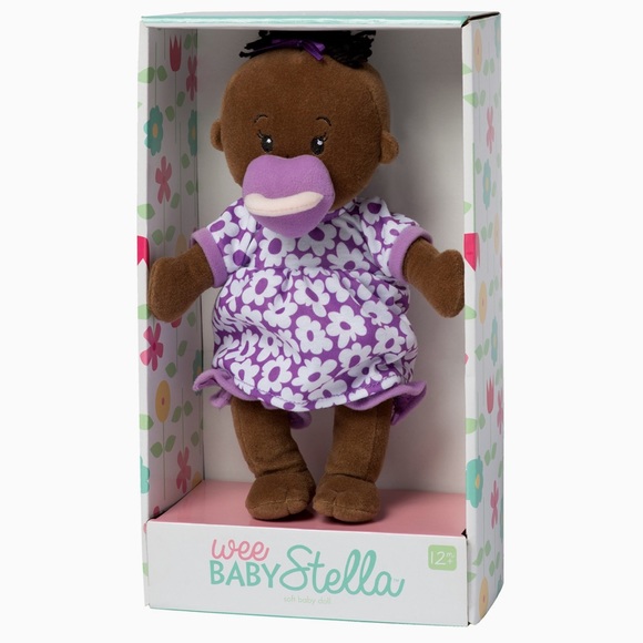 🍼 Wee Baby Stella Brown 12” Soft Baby Doll with magnetic pacifier with Box 🍼 - Picture 11 of 16